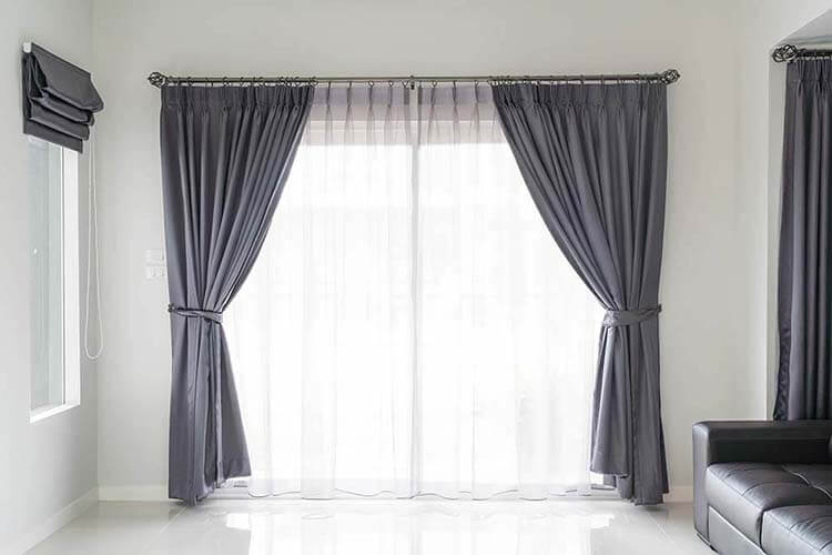 Unlined Translucent Curtains