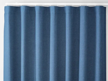Wave curtain header